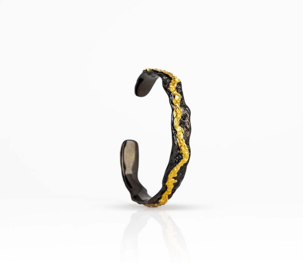 Sigrida Ember Irregular Cuff Bangle