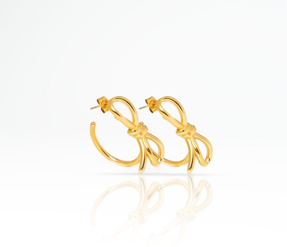 Philia Bow Earrings - Image 2