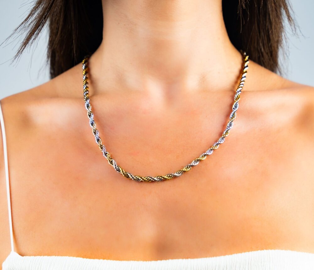 Braida Two-Tone Necklace - Image 3